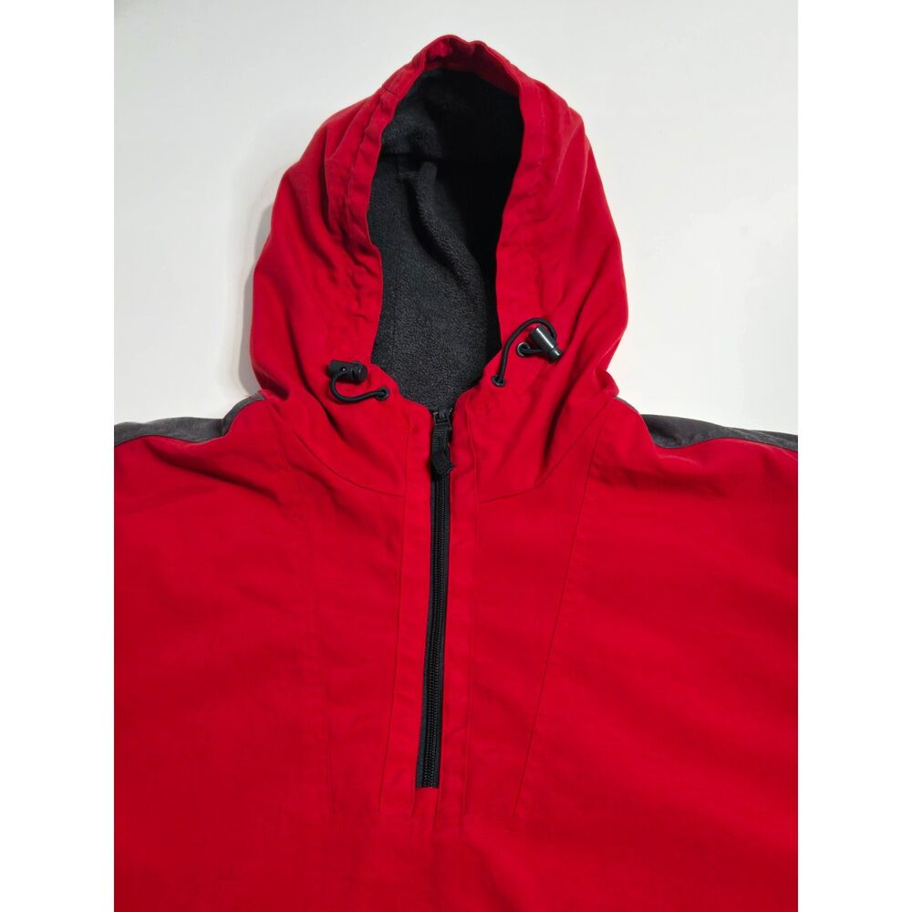 Vintage Gap Fleece Lined Anorak Jacket | Men's Size Medium -Runs Big | Red Black - Picture 5 of 10